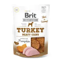 Brit Jerky Turkey Meaty Coins 80g | Maškrty pre psov