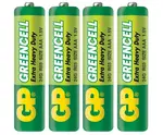 Mikrotužkové baterie GP Greencell Extra Heavy Duty AAA - 4 ks