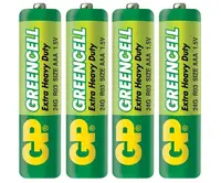 Mikrotužkové baterie GP Greencell Extra Heavy Duty AAA - 4 ks