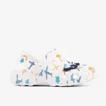 COQUI Nazúvacie šľapky LITTLE FROG – biele, Airoplane + amulet, veľ. 23/24