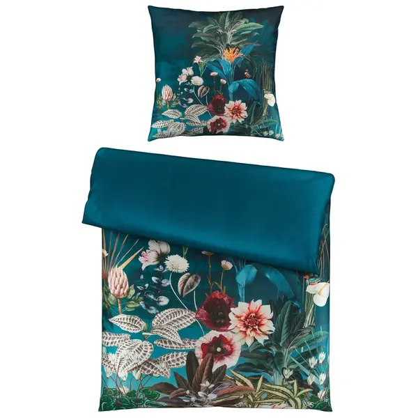 Ambiente OBOUSTRANNÉ POVLEČENÍ, makosatén, jadeitově zelená, 135/200 cm