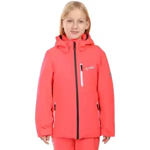 KILPI VALERA Dievčenská lyžiarska bunda, ružová, veľkosť