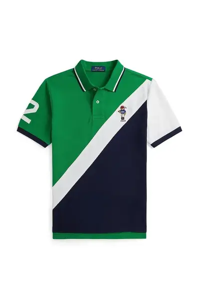 Dětská bavlněná polokošile Polo Ralph Lauren