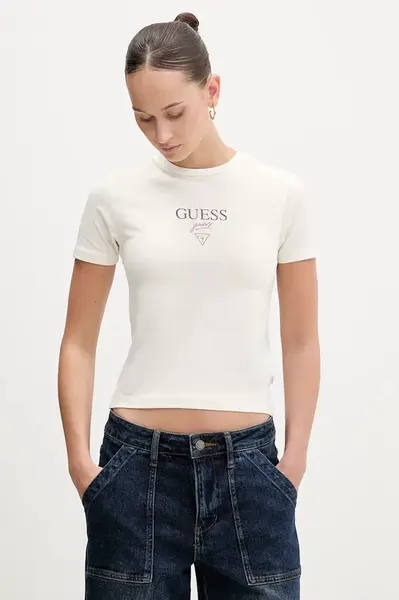 Guess Jeans tričko dámské s bavlnou