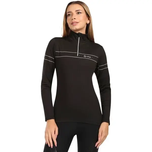 KILPI LEEMA Dámské termo triko s dlouhým rukávem, černá, velikost