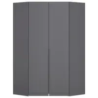 Rauch Möbel ROHOVÁ ŠATNÍ SKŘÍŇ, šedá, 117/229/117 cm