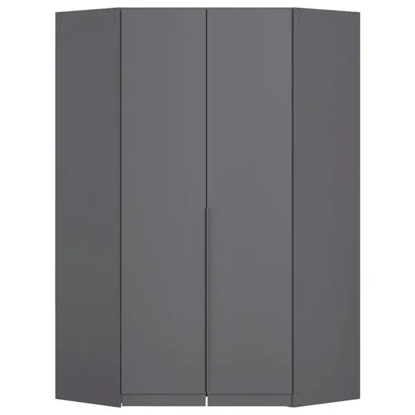 Rauch Möbel ROHOVÁ ŠATNÍ SKŘÍŇ, šedá, 117/229/117 cm