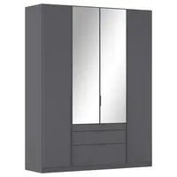Rauch Möbel ŠATNÍ SKŘÍŇ S OTOČNÝMI DVEŘMI, šedá, 181/229/54 cm
