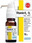 GENERICA Vitamin K2 90mcg + D3 2000 I.U. kapky 10 ml