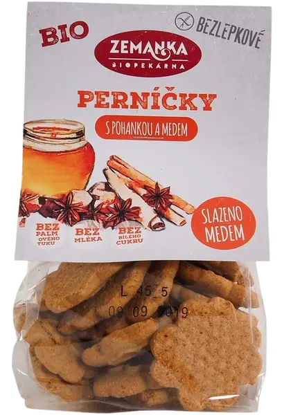 ZEMANKA Bezlepkové pohankové bio perníčky 100 g
