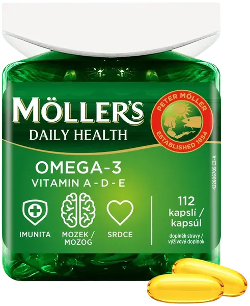 MÖLLERS Omega 3 Double 112 kapslí