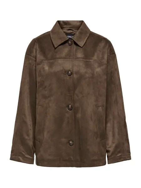 ONLY Prechodná bunda  čokoládová