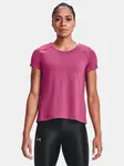 Under Armour T-shirt Isochill Run 200 Ss-Pnk - Women's