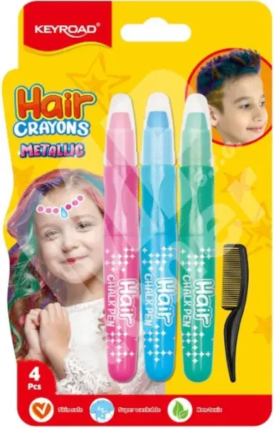 Vlasové křídy KEYROAD Metallic cool (poškozená)