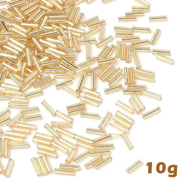 10G Glass Bugle Beads