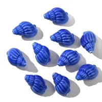 10Pcs Handmade Printed Porcelain Beads