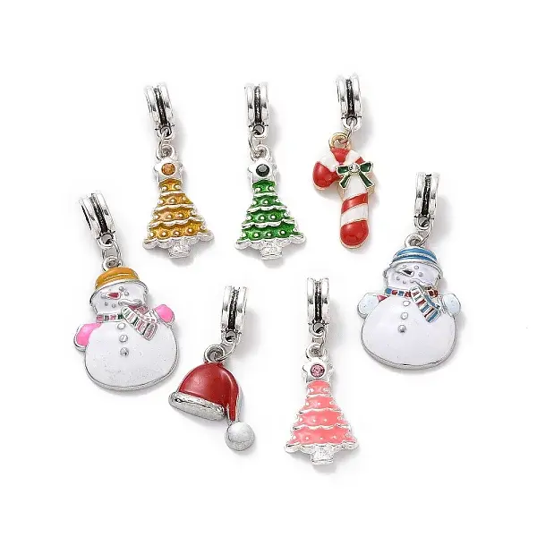 Tibetan Style Alloy European Dangle Charms