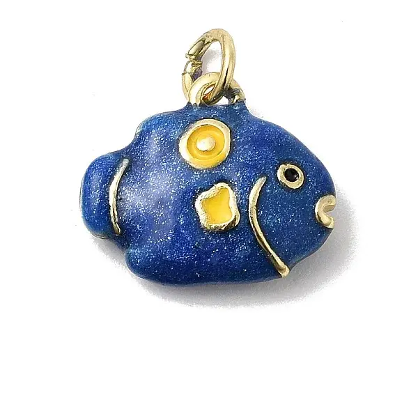 Brass Enamel Pendants