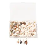 120Pcs 3 Styles Shell Pendants