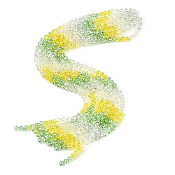 Electroplate Glass Beads Strands