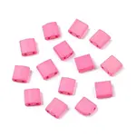 2-Hole Baking Paint Glass Seed Beads