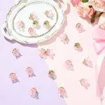 20Pcs Acrylic Flower Charms