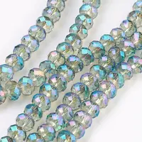 Electroplate Glass Beads Strands