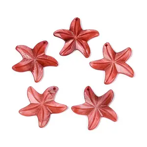 Natural Freshwater Shell Carved Pendants