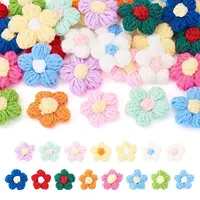 30Pcs 15 Colors Handmade Cotton Knitting Ornament Accessories