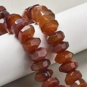 Natural Red Agate Beads Strands