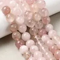 Natural Madagascar Rose Quartz Beads Strands