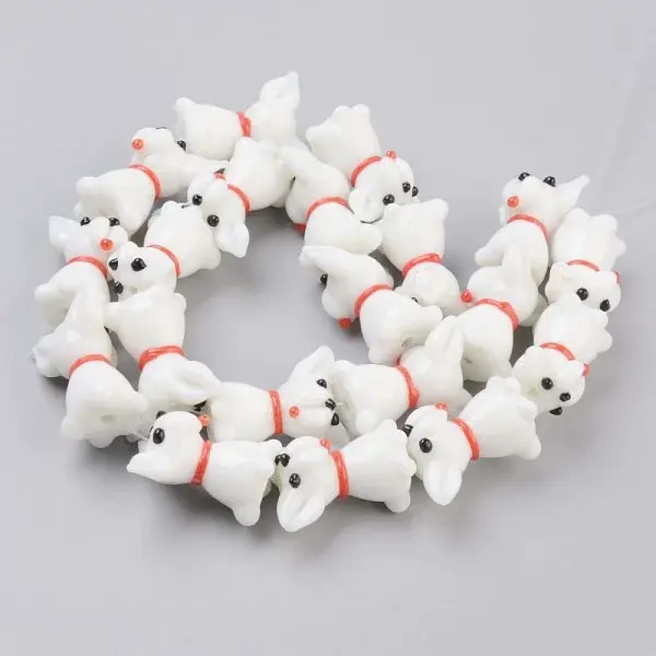 Handmade Bumpy Lampwork Beads Strands