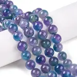 Dyed Natural White Jade Beads Strands
