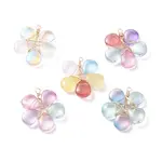 Wire Wrapped Glass Pendants