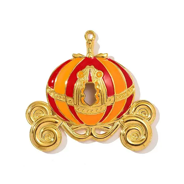 304 Stainless Steel Enamel Big Pendants