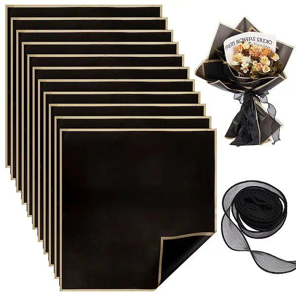 30 Sheets Plastic Waterproof Wrapping Paper