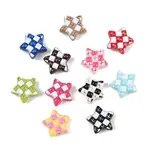 Printed Opaque Acrylic Beads