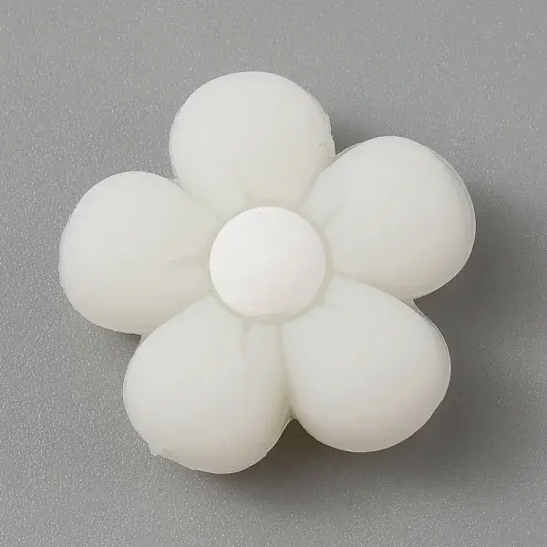 Flower Luminous Silicone Beads