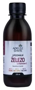 ADELLE DAVIS Lipozomální železo s vitamínem C 200 ml