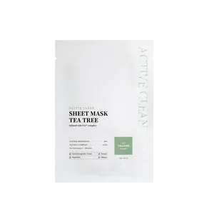 VILLAGE 11 FACTORY Active Clean plátýnková maska s Čajovníkem na problematickou pleť 23 g