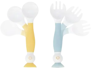 BADABULLE Ohebná lžička s vidličkou 2 ks