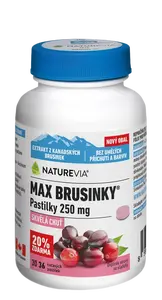 NATUREVIA Max brusinky Cran-max pastilky 36 pastilek