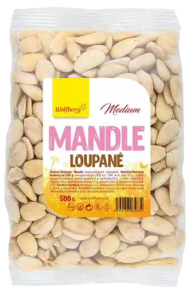 WOLFBERRY Mandle loupané 500 g