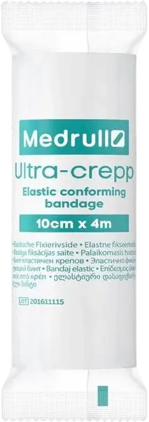 MEDRULL Obinadlo elast. Ultra-Crepp nesterilní 10 cm x 4 m