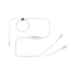 ER POWER Inteligentní kabel USB-C - 2x USB-C, 100 W, bílý