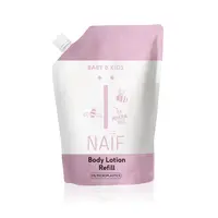 NAIF Zjemňující tělové mléko pro děti a miminka náhradní náplň 340 ml