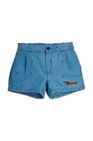 Dětské riflové kraťasy Mini Rodini denim dots