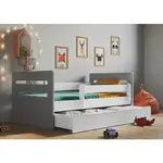 MID.YOU POSTEL PRO DĚTI A MLÁDEŽ 80/180 cm, šedá, bílá