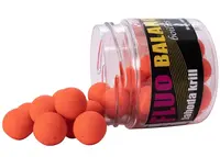 Carp inferno balanced boilie fluo 16 mm 150 ml - jahoda krill