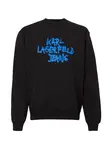 KARL LAGERFELD JEANS Mikina  modrá / čierna